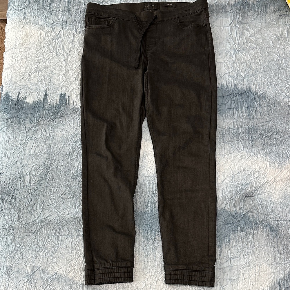 1. Kendall & Kylie Charcoal Jean Jogger Pants